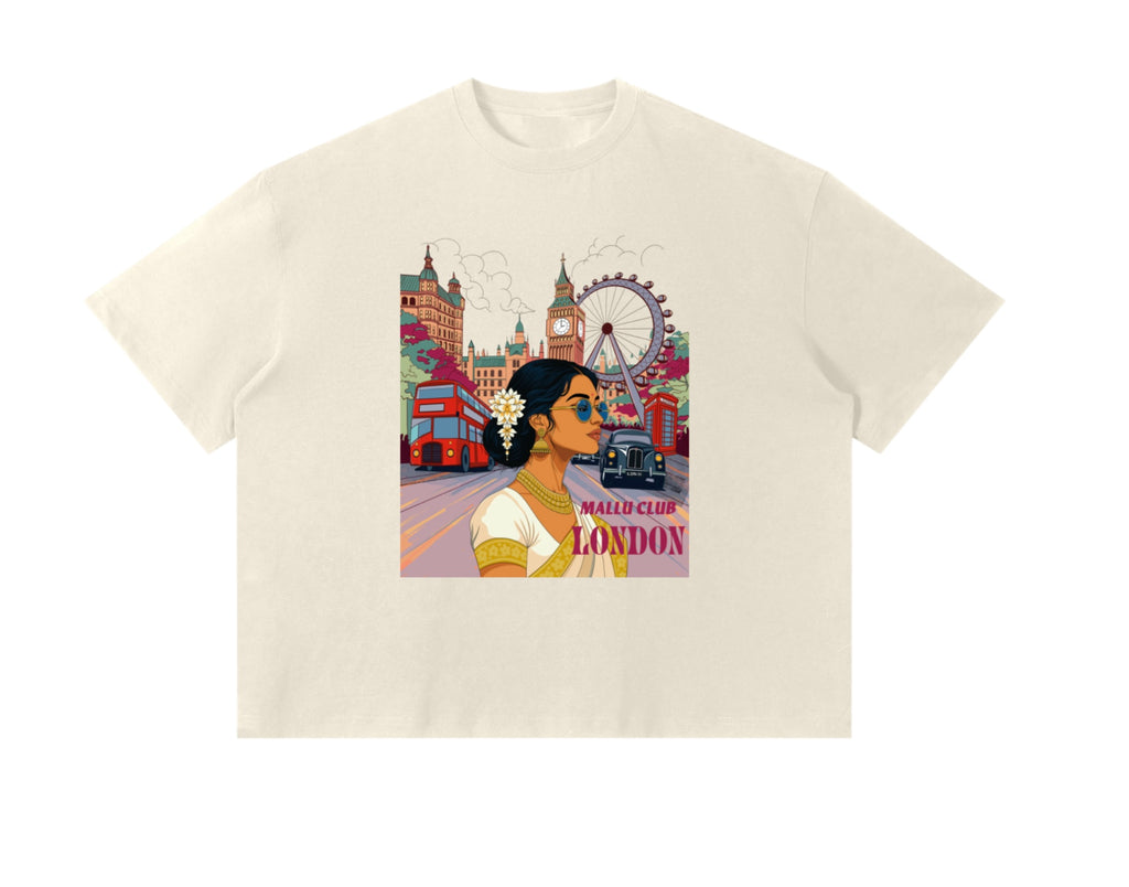 Kalyani- Unisex Sorona Boxy T-Apricots Cream