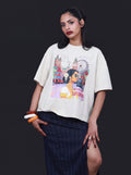 Kalyani- Unisex Sorona Boxy T-Apricots Cream