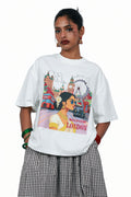 Kalyani- Unisex Sorona Boxy T-Shirt- White